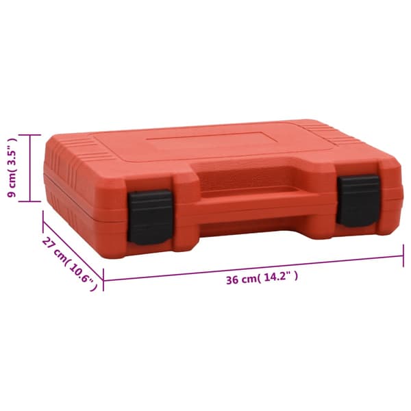 Läckagedetektor för luftkonditionering röd 36x27x9 cm