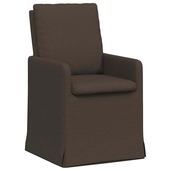 Matstolar 2 pcs Mörkgrå 57 x 67 x 98 cm Linne