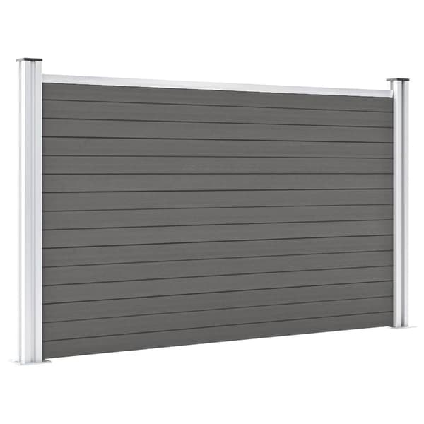 Staketpanel WPC 180x105 cm grå