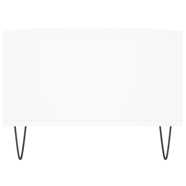 Soffbord vit 90x50x36,5 cm konstruerat trä
