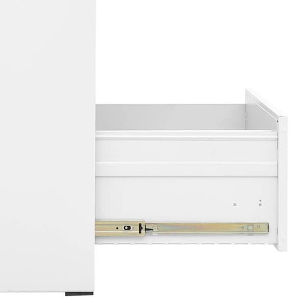 Dokumentskåp vit 46x62x72,5 cm stål