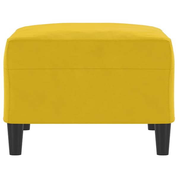 Fotpall Gul 70x55x41 cm sammet