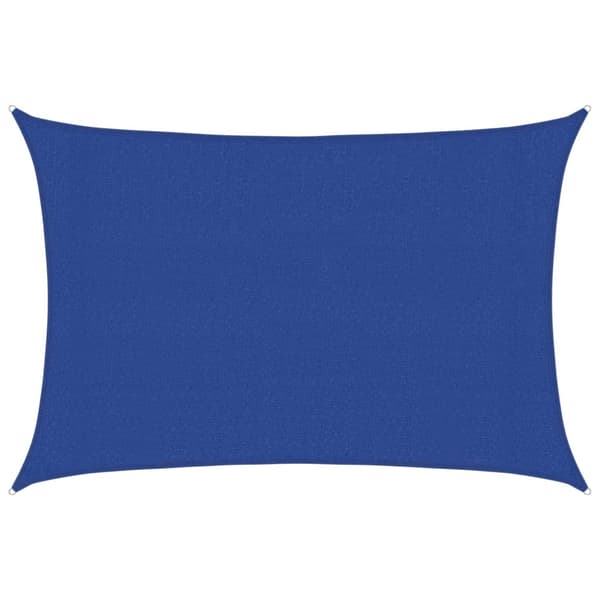 Solsegel 160 g/m² rektangulär blå 3x5 m HDPE