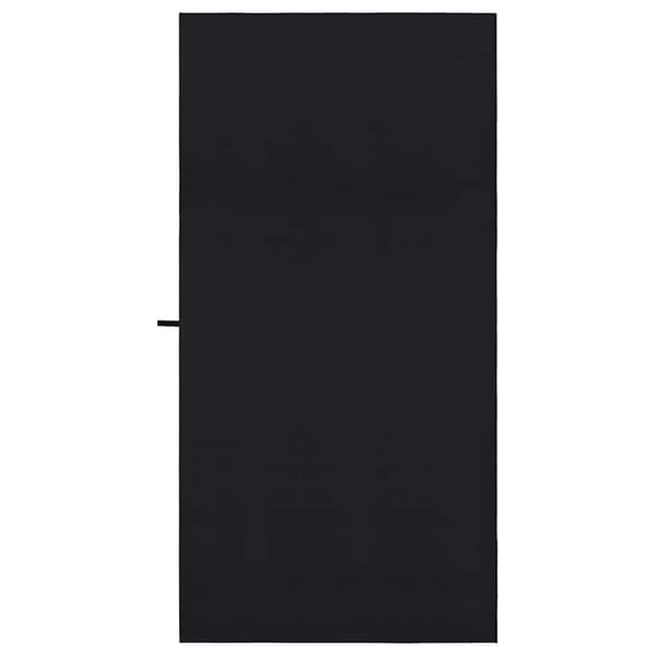 Sporthanddukar 2 pcs Svart 200 x 100 cm Polyester och polyamid