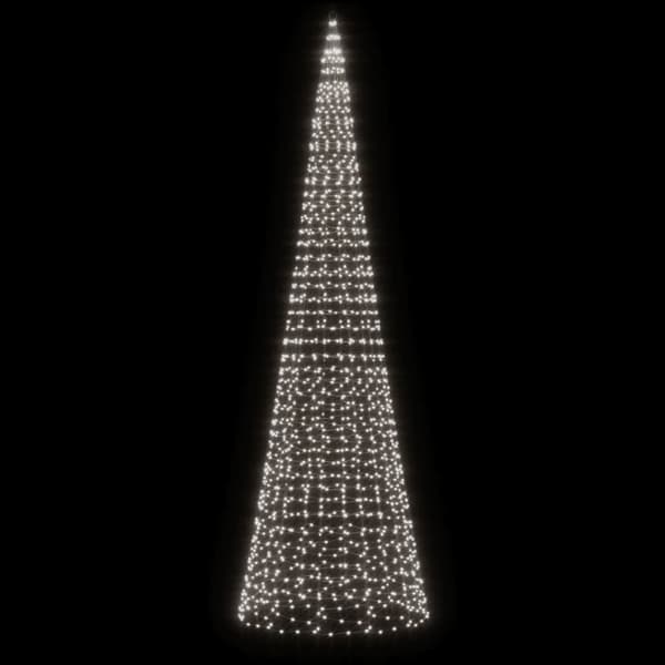 LED julgran 1534 LEDs kallvit 500 cm