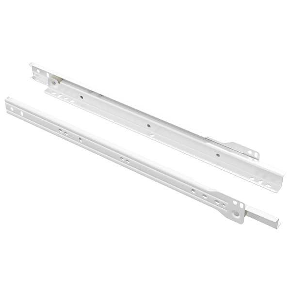 Lådräls 2 pcs Vit 350 mm Stål