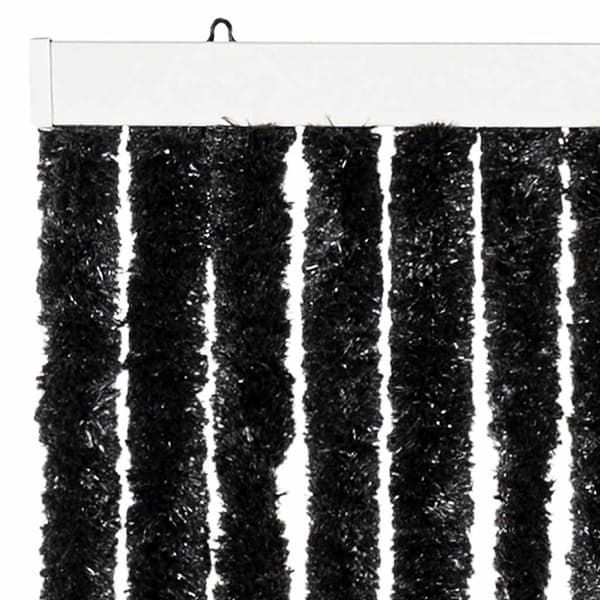 Insektsdraperi antracit 56x185 cm chenille
