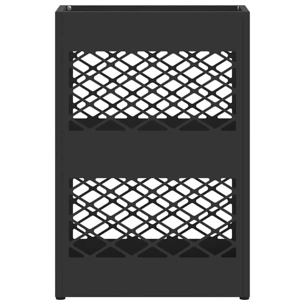 Regn Paraplyställ Svart 28 x 12 x 41 cm Stål