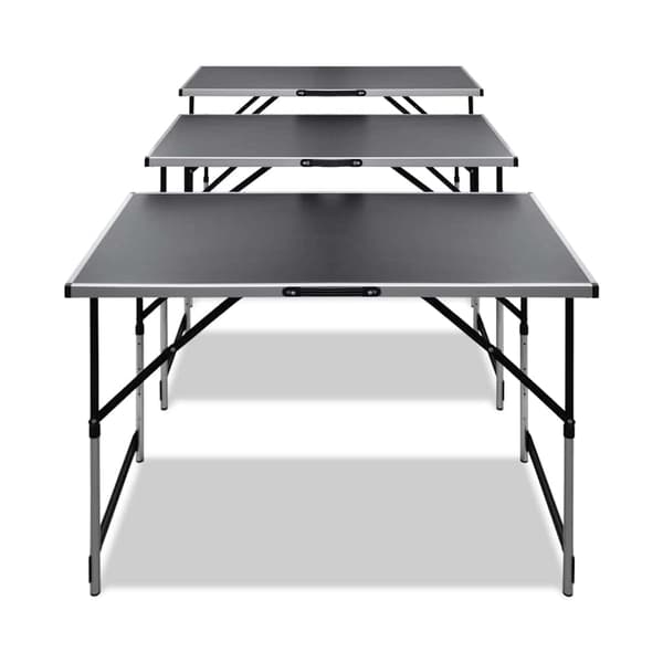 Tapetbord 3 st hopfällbara justerbara