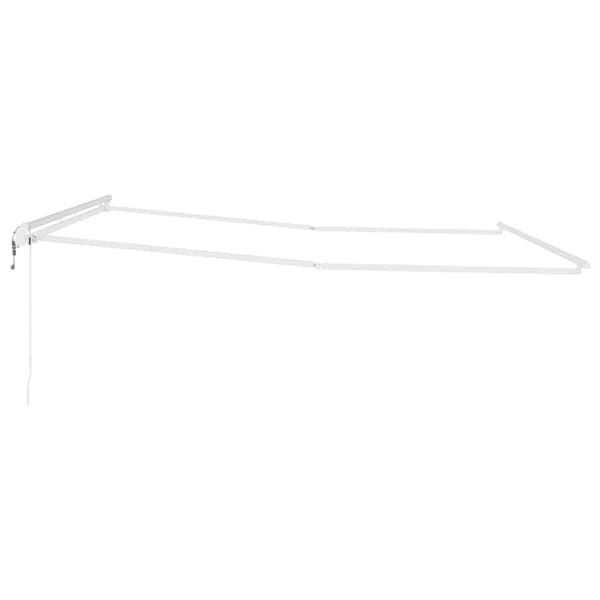 Markisram Vit 400 × 350 cm Aluminium