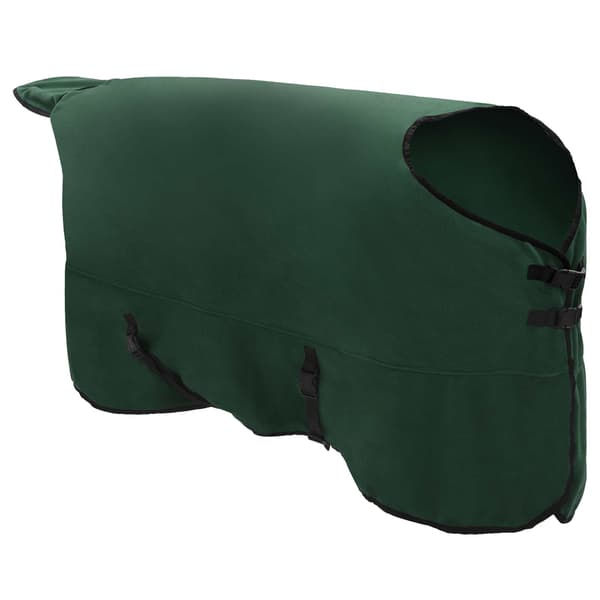 Hästdyna Fullt mörkgrön 145 cm Polyester Fleece