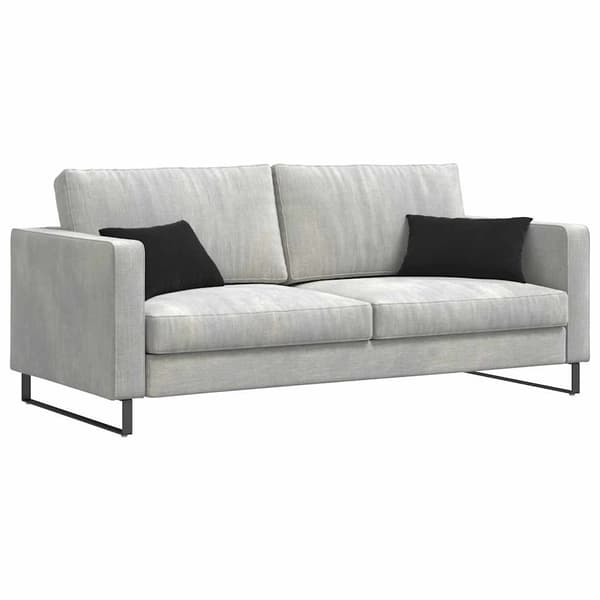 Sofakuddar 2 pcs Svart 50 x 30 cm Kordread tyg