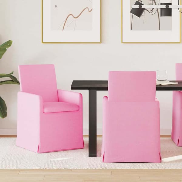 Matstolar 2 pcs Rosa 57 x 67 x 95 cm tyg