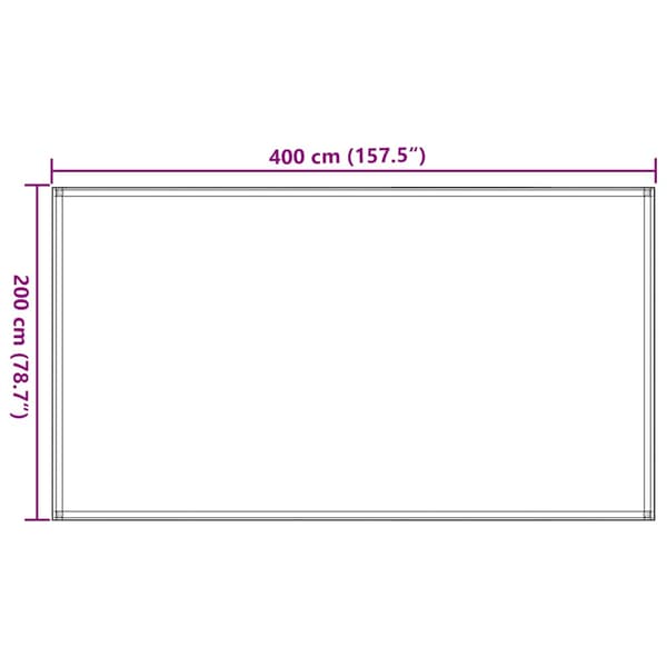 Tältmatta 200x400 cm beige