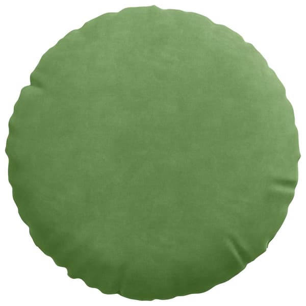 Sittkuddar 2 pcs Ljusgrön Ø30 x 13 cm Sammet