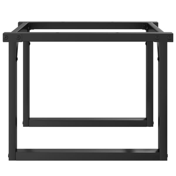 Bordsben för soffbord O-ram 50x40x38 cm stål