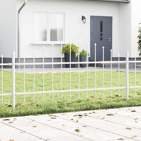 Trädgårdsstängsel Woerden 3 pcs Vit