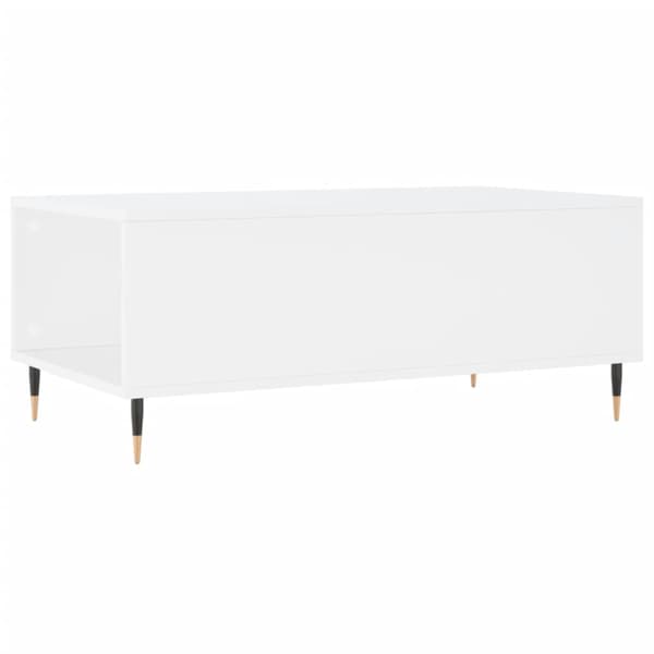 Soffbord vit 90x50x36,5 cm konstruerat trä
