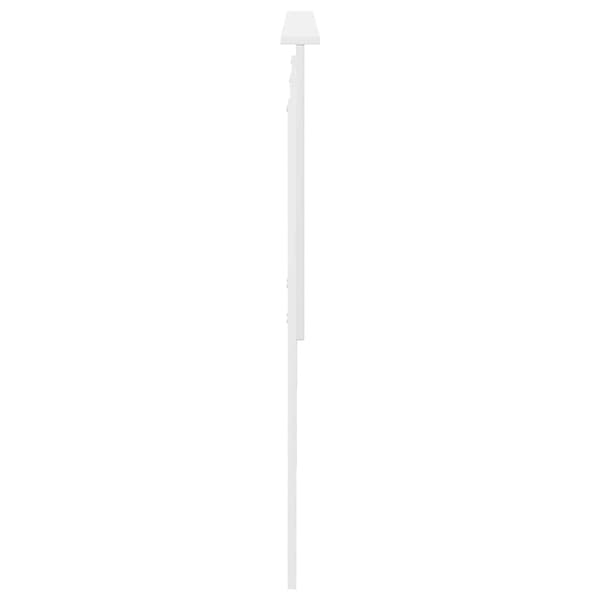 Huvudgavel Vit 100 cm Konstruerat trä