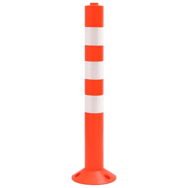 Trafikpollare 10 st 75 cm PE