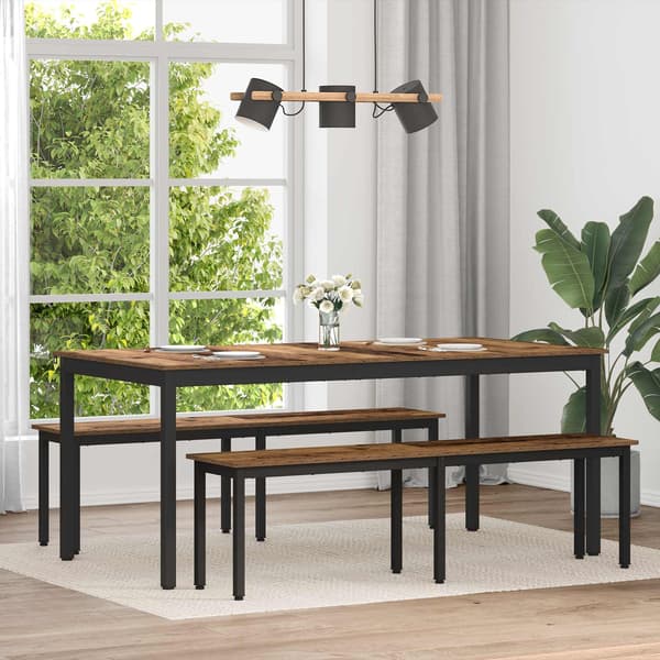 Matbord 180 x 90 x 75 cm Konstruerat trä Rektangulär