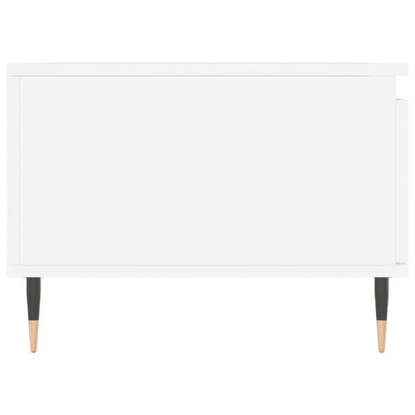 Soffbord vit 90x50x36,5 cm konstruerat trä