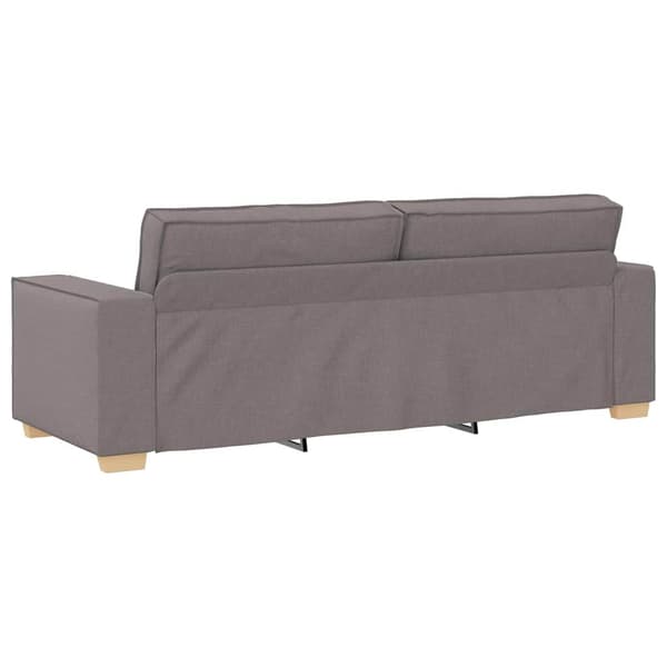 3-sitssoffa taupe 180 cm tyg