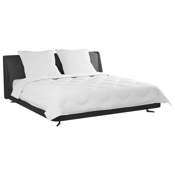 Duntäcke med kudde 3 pcs Vit Mikrofiber