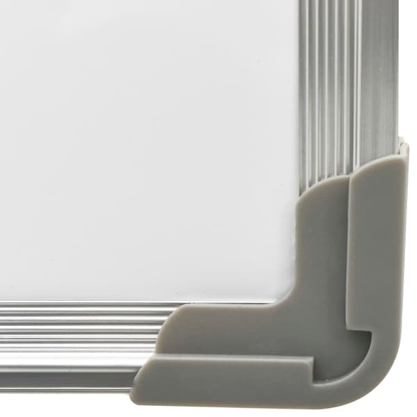 Magnetisk whiteboard vit 90x60 cm stål