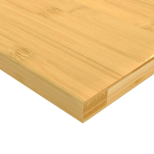Vägghylla 60x20x1,5 cm bambu