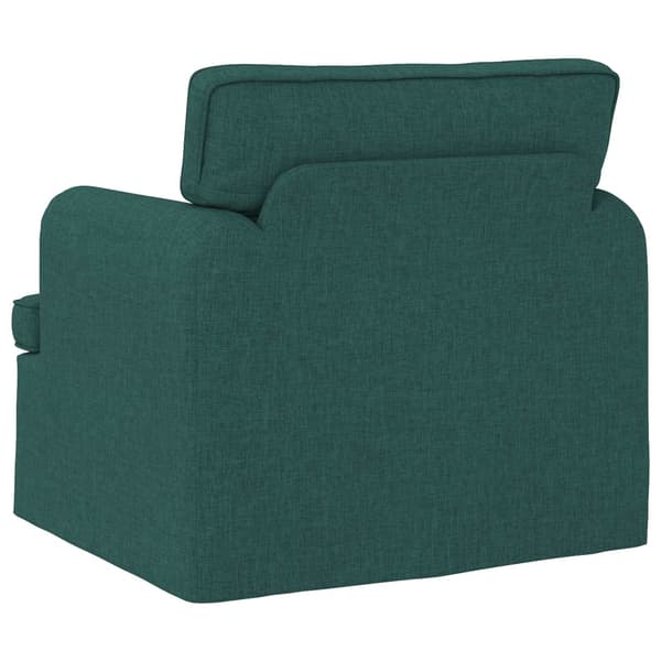 Soffa Mörkgrön 84 x 80 x 85 cm tyg