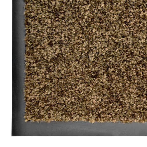 Dörrmatta tvättbar brun 90x150 cm
