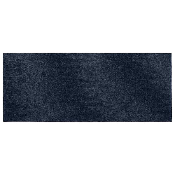 Trappmattor självhäftande 15 st 60x25 cm marinblå rektangulära