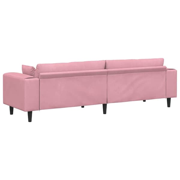 Soffa Rosa 250 x 77 x 76 cm Sammet