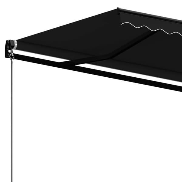 Markis manuellt infällbar 400x350 cm antracit