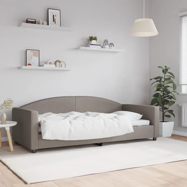 Dagbädd taupe 90x200 cm tyg