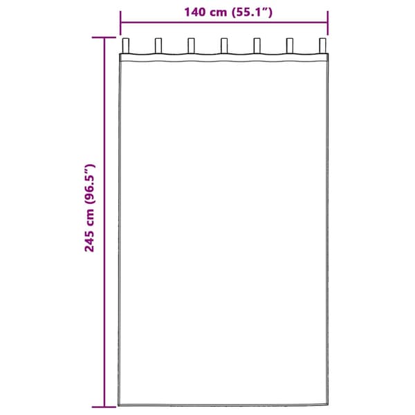 Sammetsgardiner 2 st Silvergrå 245 x 140 cm Sammet