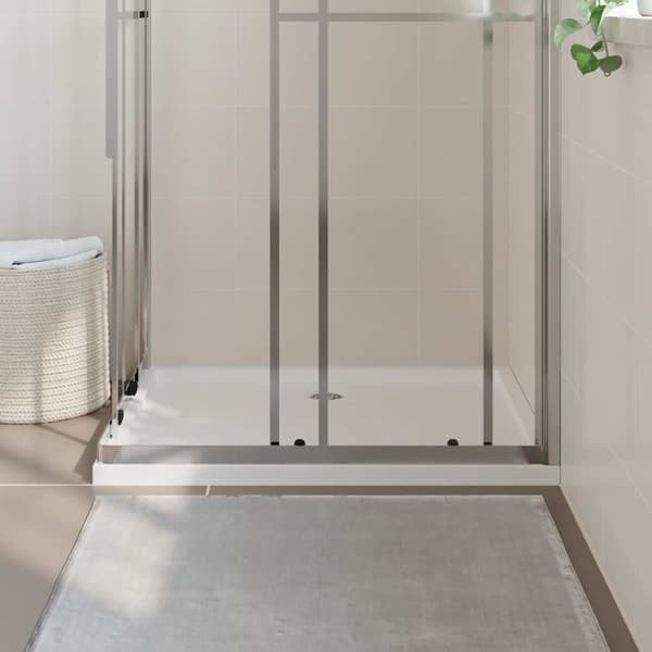 Duschkar rektangulärt ABS 80x100 cm
