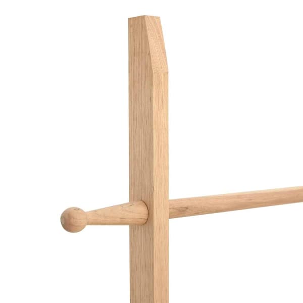 Handduksstege 170 cm massivt valnötsträ
