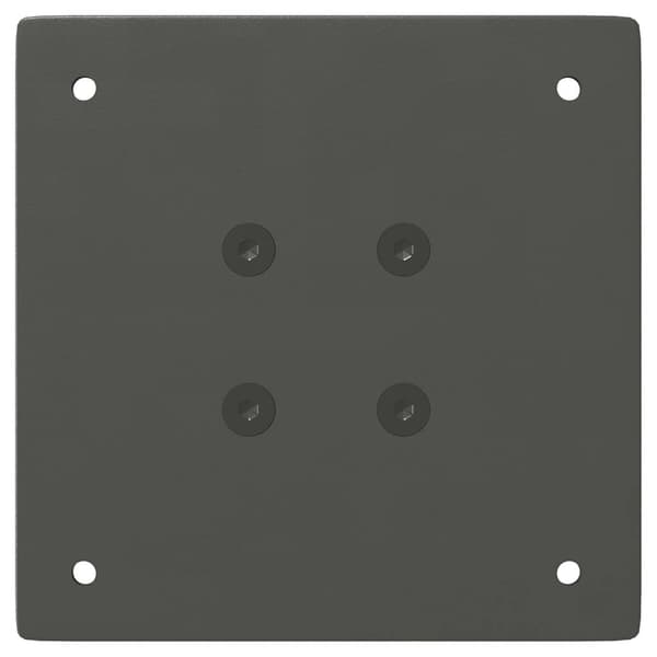 Soffbordsben 4 st antracit 42-44 cm stål