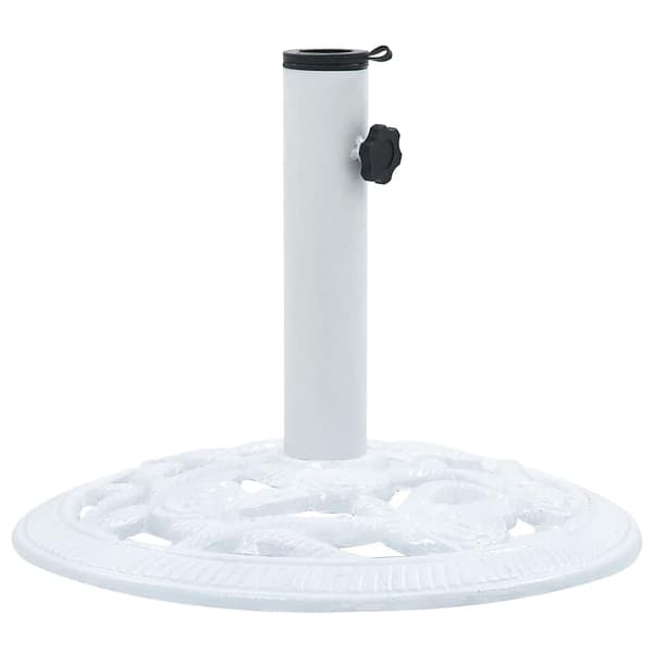 Parasollfot vit 9 kg 40 cm gjutjärn