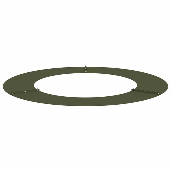 lämplig för Flat Trädringar 5 st Olivgrön Ø50/80 cm Stål