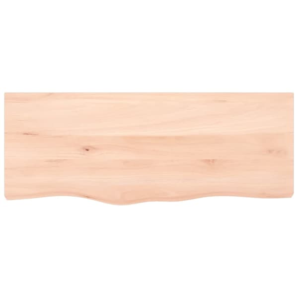 Hyllplan 100x40x(2-4) cm obehandlad massiv ek