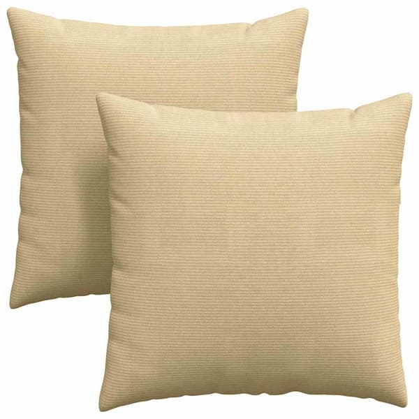 Sofakuddar 2 pcs Grågrön 80 x 80 cm Kordread tyg