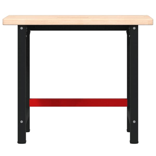 Arbetsbänk 100x60x83 cm massiv ek rektangulär