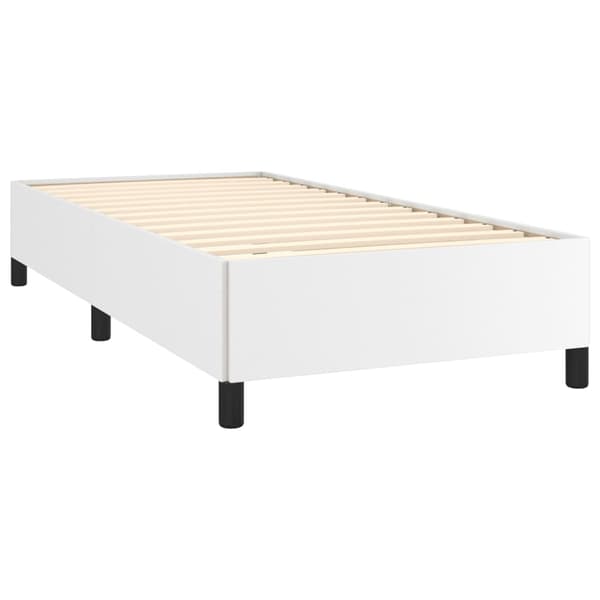 Sängram vit 80x200 cm konstläder