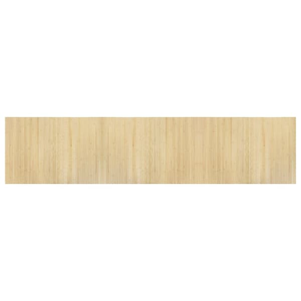 Matta rektangulär ljus naturlig 70x300 cm bambu