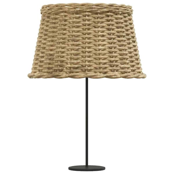 Lampskärm brun Ø45x28 cm korgmaterial