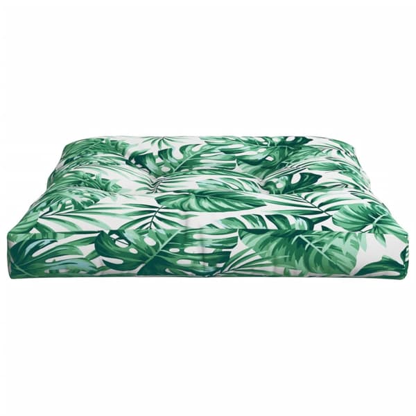 Dyna till pallsoffa bladmönster 70x70x12 cm