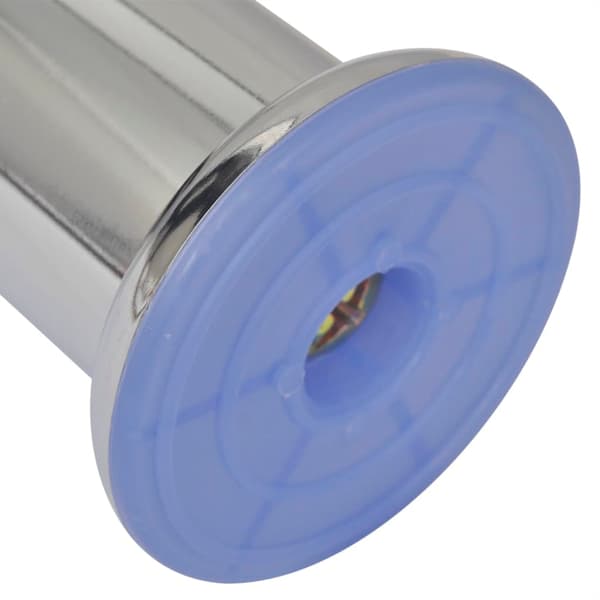Runda soffben 8 st krom 60 mm